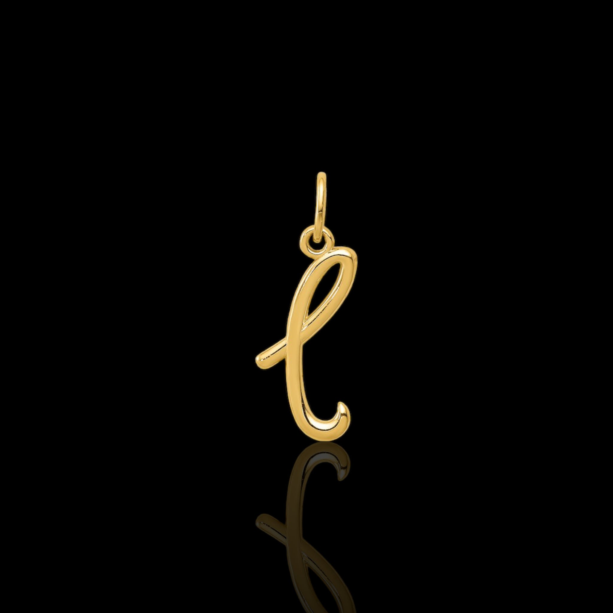 Plain Yellow Gold Initial