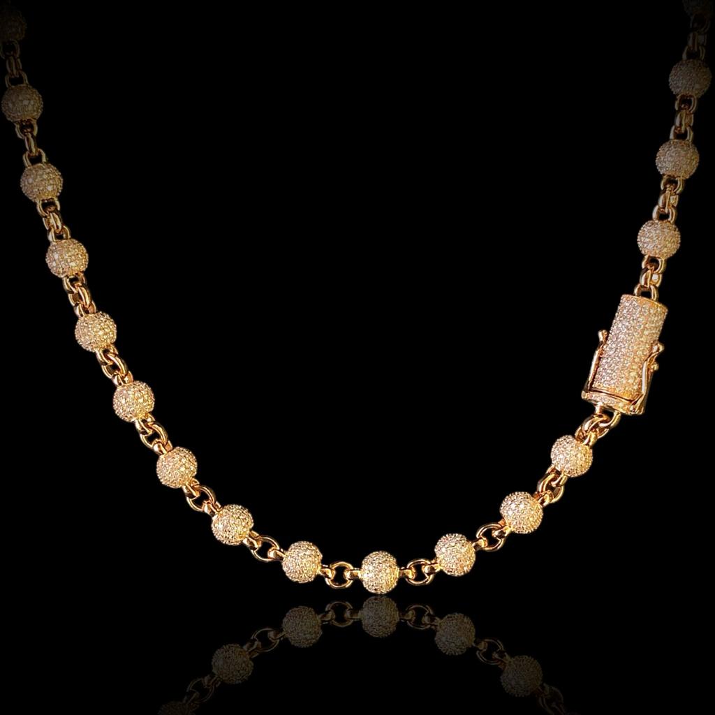 Mini Diamond Ball Necklace