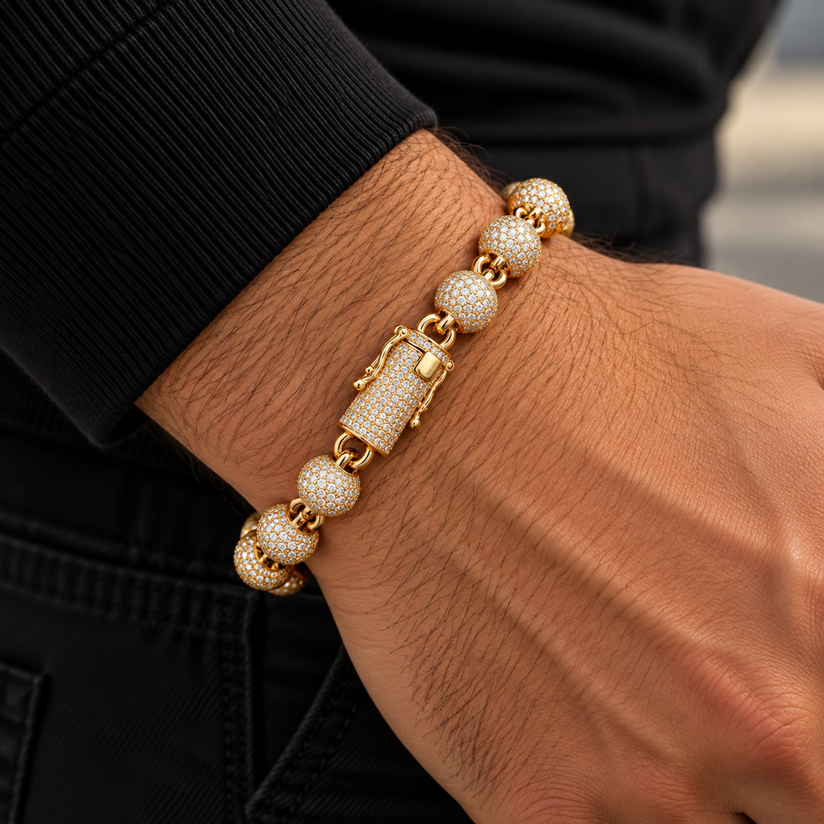 Mini Diamond Ball Bracelet