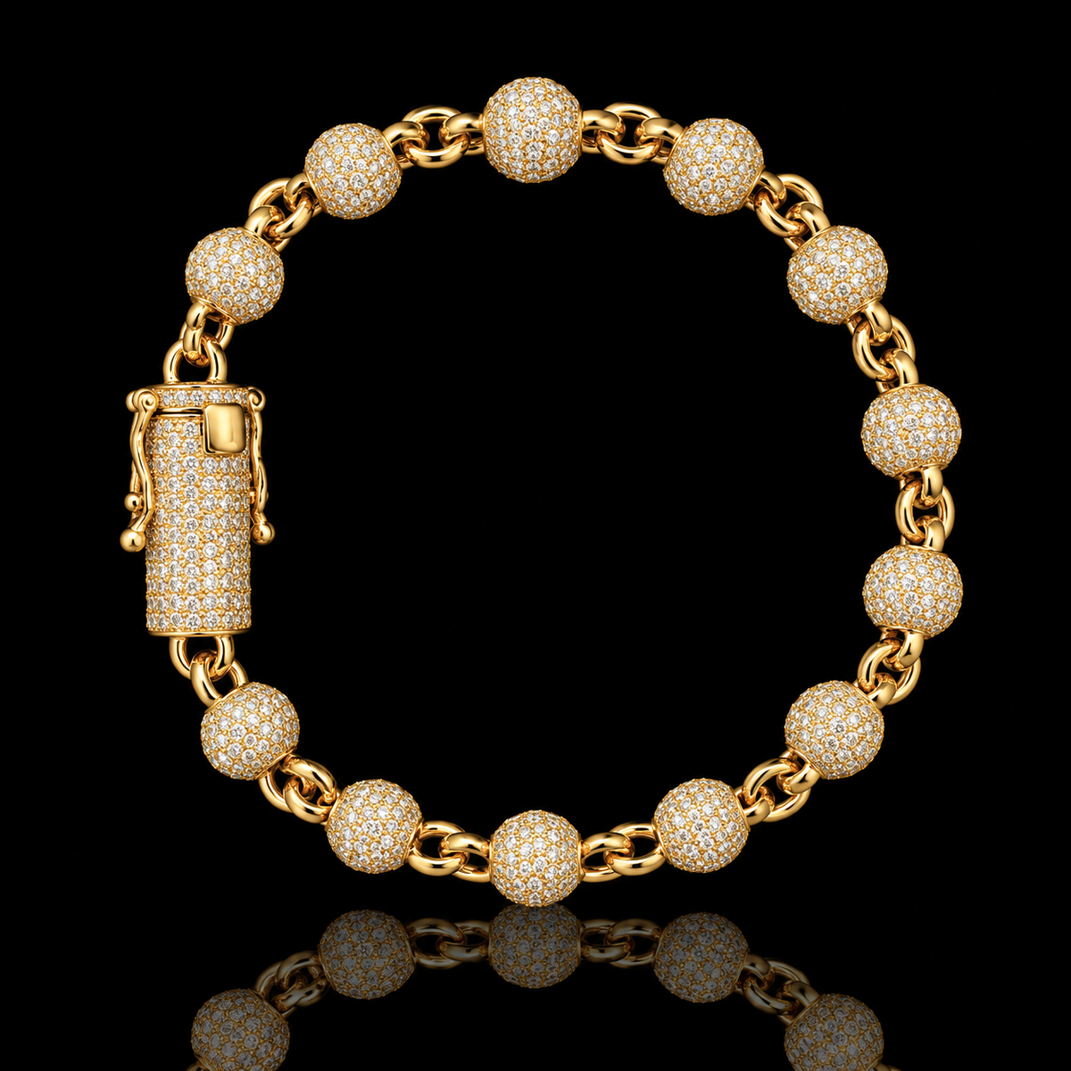 Mini Diamond Ball Bracelet