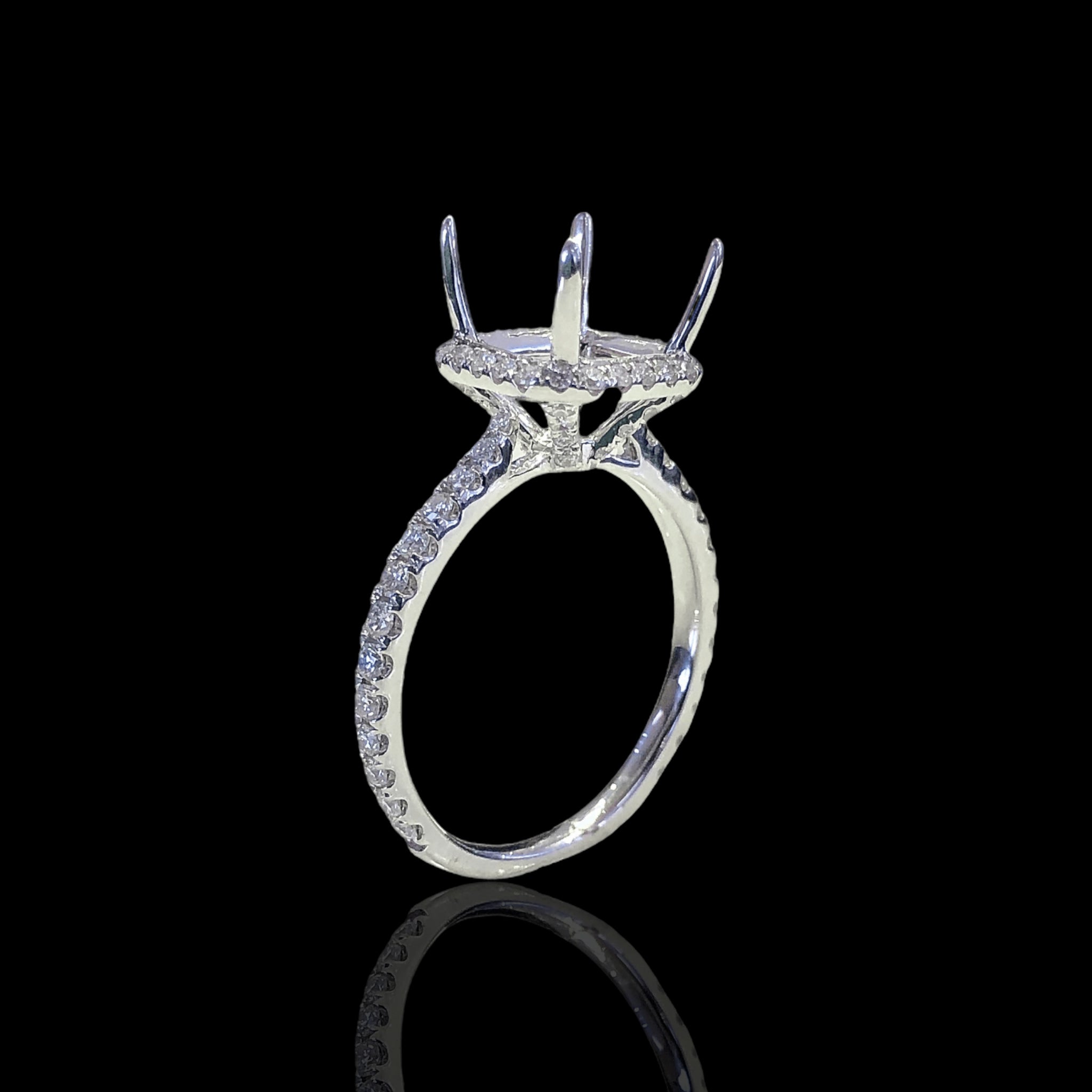 Cushion Halo Setting