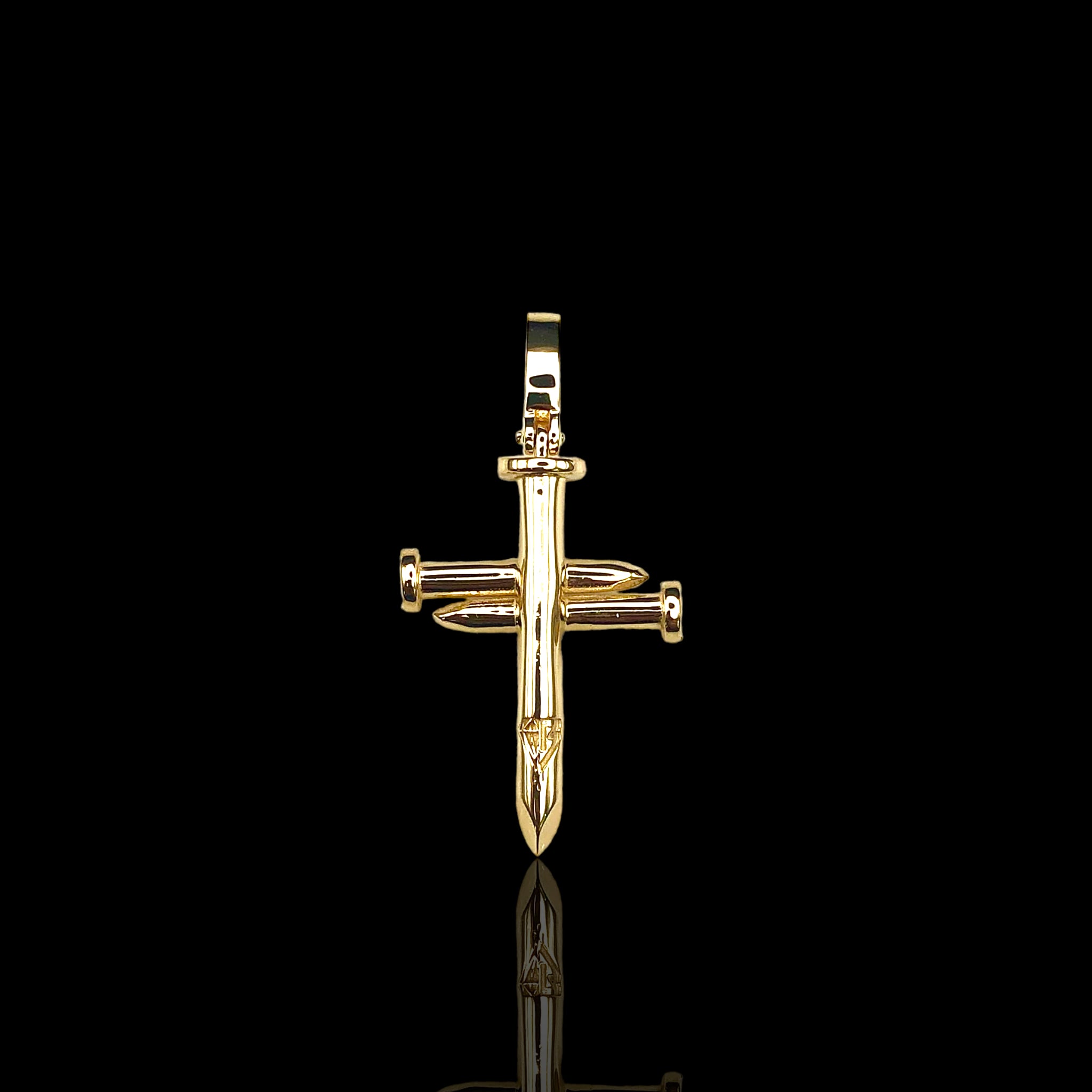 Mini Triple Nail Diamond Cross