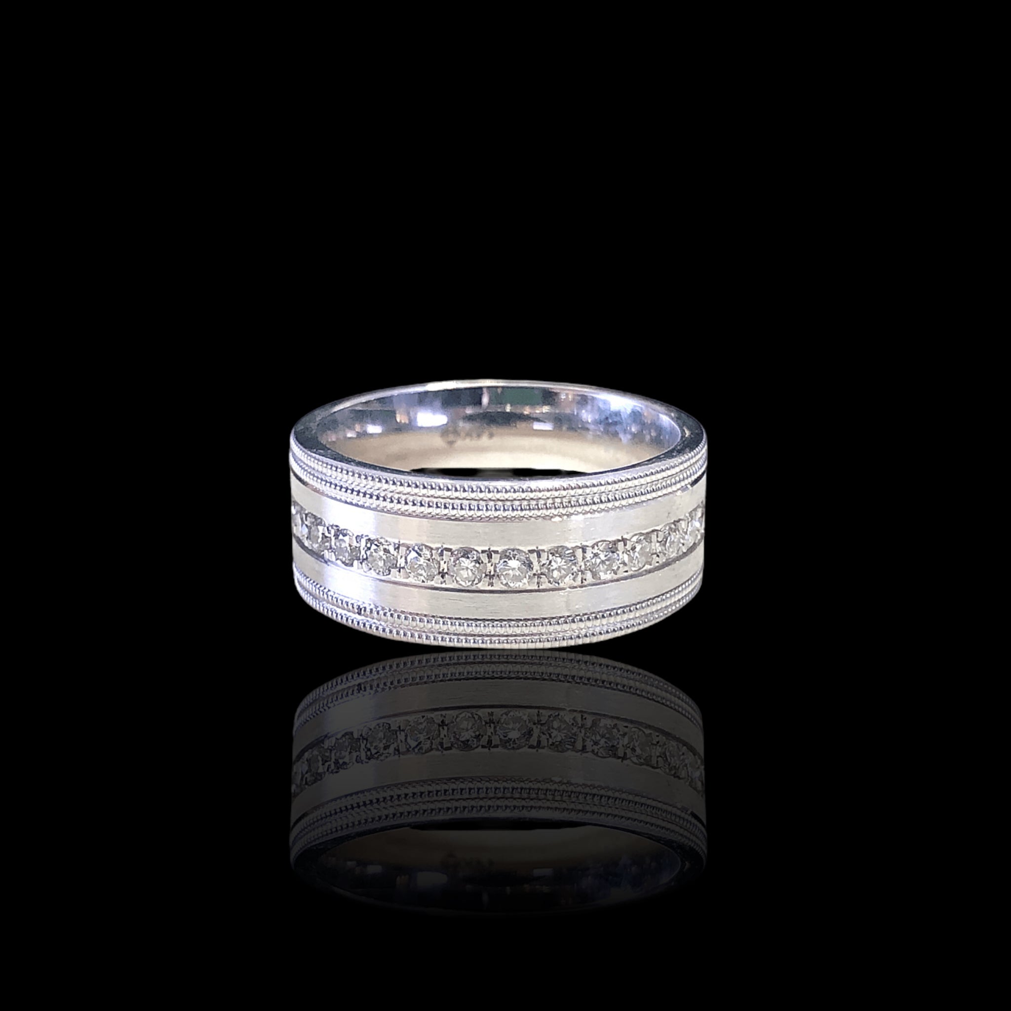 Mens Diamond Wedding Band