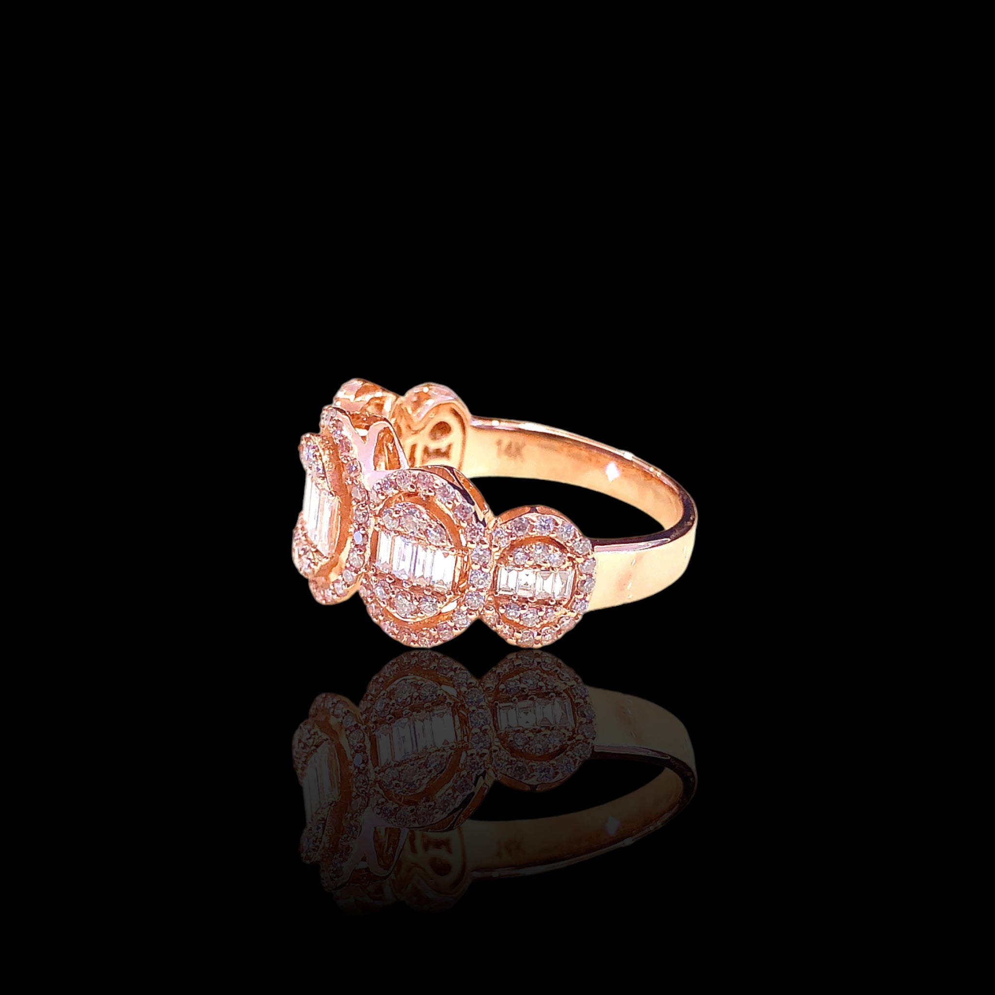 Graduating Oval Ring