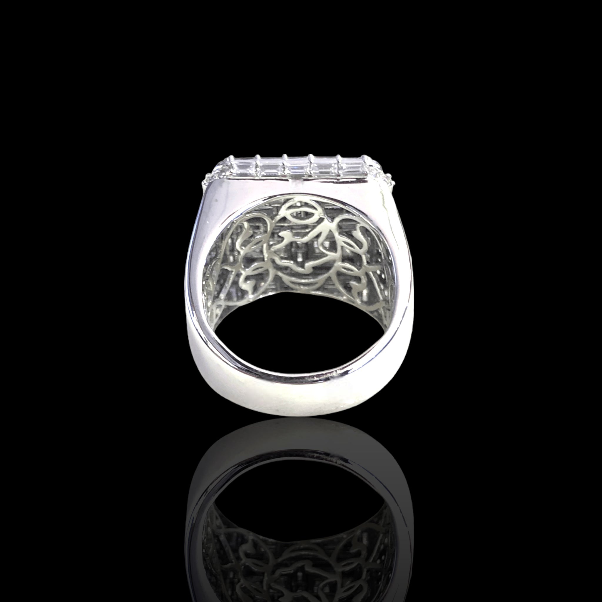 Mens Baguette Ring