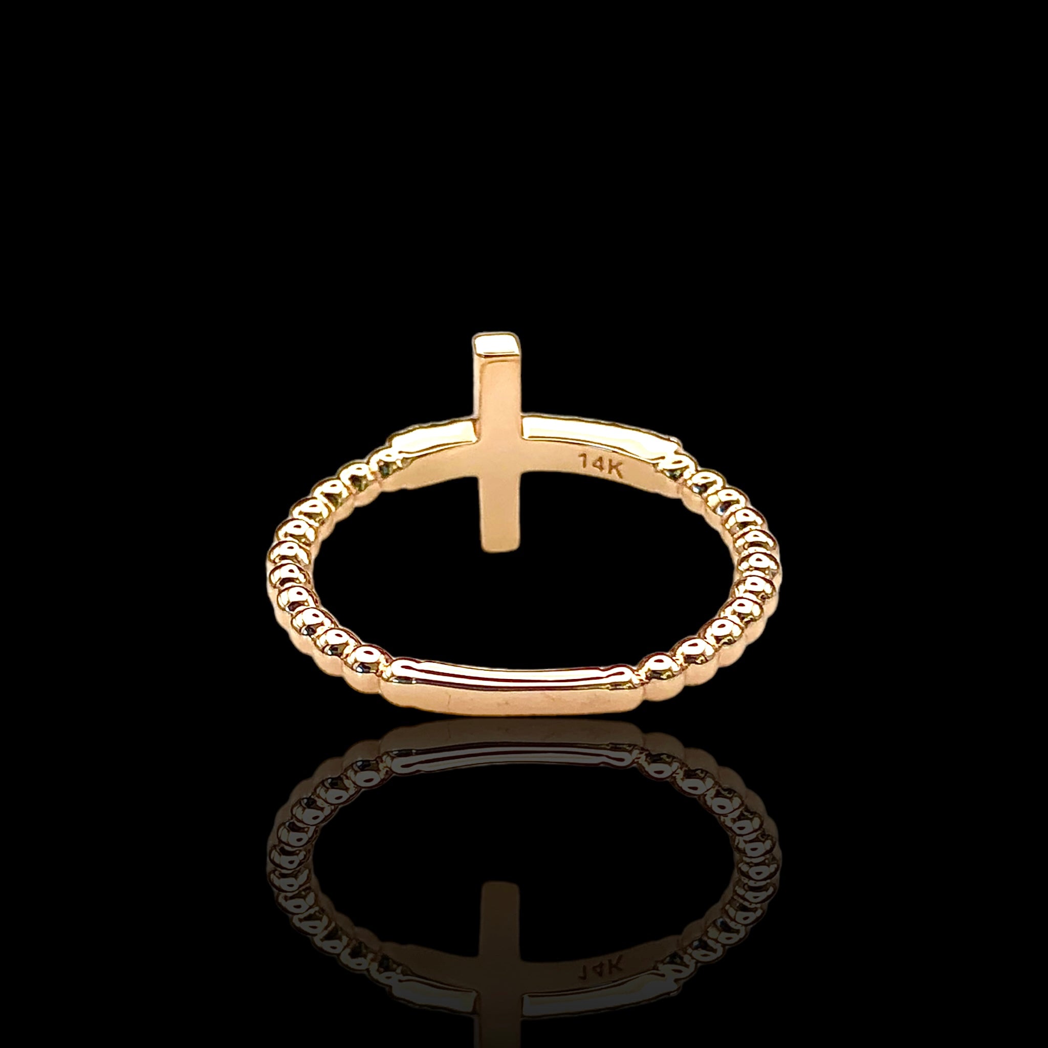 Cross Diamond Ring